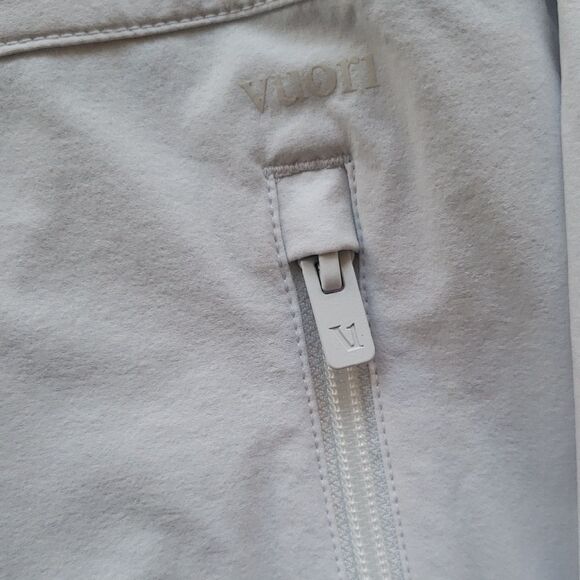Vuori Womens White Chic Athleisure Renew Trainer Shell Zip-Up Jacket Size Large - Picture 3 of 8